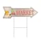 Signmission Market 2 Arrow Yard Sign Funny Home Decor 30in Wide C-ARROW10-999753 - alternate 1